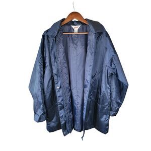VTG Haband Mens Size Medium Blue Windbreaker Lightweight‎ Full Zip Jacket